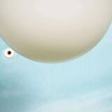 Grande lampe boule XL espace, suspension globe minimaliste Raak années 70