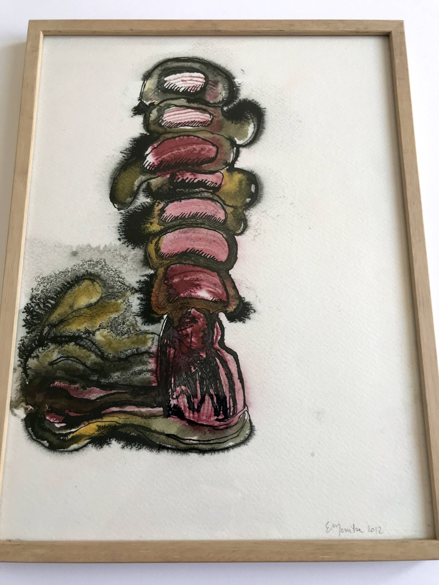 Emmanuelle MESSIKA, Untitled 8 (Drawings series), 2012. Ink on paper signed in pencil