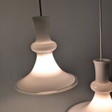 Paire de suspensions en opaline de Michael Bang pour Royal Copenhagen, années 1970