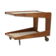 Cart bar teak with pattern maze 1960 s