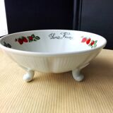 L'Hirondelle porcelain tripod fruit drainer