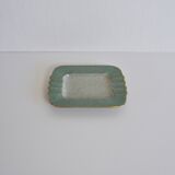 Cendrier, vide poche en porcelaine à glaçure craquelée, années 1940