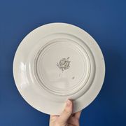 Set of 4 flat plates Terre de Fer Moulin des Loups model Violett