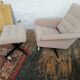 Fauteuil avec ottoman tchèque, 1960, Munzar et Moraves
