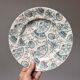 12 assiettes Terre de fer Longwy