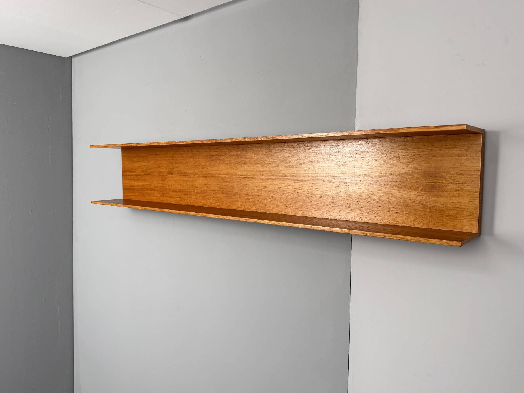 Teak Wall Shelf by Walter Wirz for Wilhelm Renz, 1960s
