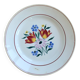 Vintage plate Céranord model Arlette – Polychrome floral earthenware