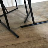 Set of 4 chairs Italy 1980 by Emilio Nanni for Fly-line