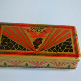 Advertising box toffee cora tole lithograph