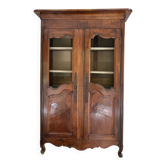 Solid walnut wardrobe/bookcase