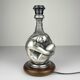 Vintage silver table lamp man and woman by Ottaviani, Italy, 1970s.