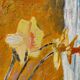 Still life painting with bouquet oil on canvas
