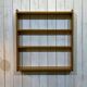 1960s oak wall shelf
