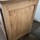 Old low buffet 2 doors in natural wood