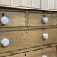 English dresser XIXth fir with its white porcelain buttons
