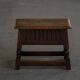 Scandinavian oak stool/box from the early 20th century, 1900s.