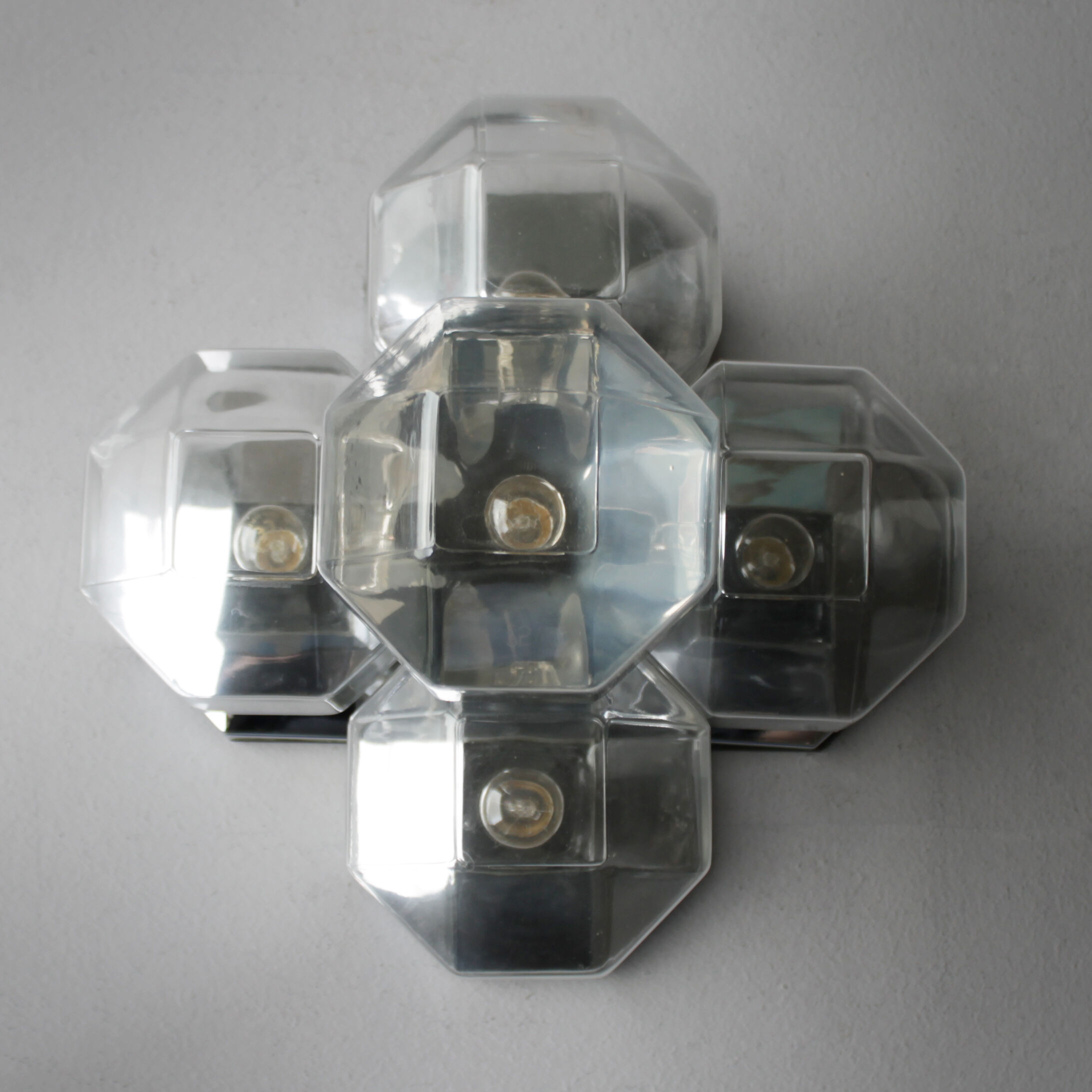 Pair of Motoko Ishii lamps for Staff, Germany
