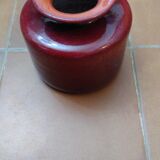 Vase Zaalberg Holland vintage 1960 red