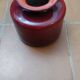 Vase Zaalberg Holland vintage 1960 red