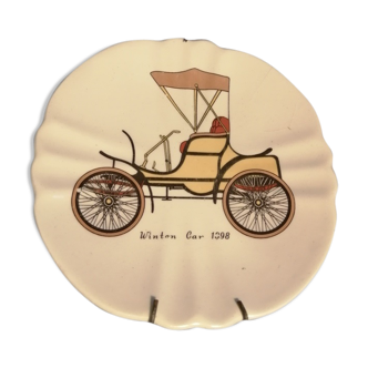 Assiette Gien Porcelaine Windon Car 1898 déco