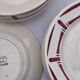 "France Louise" table service – Bordeaux geometric decor
