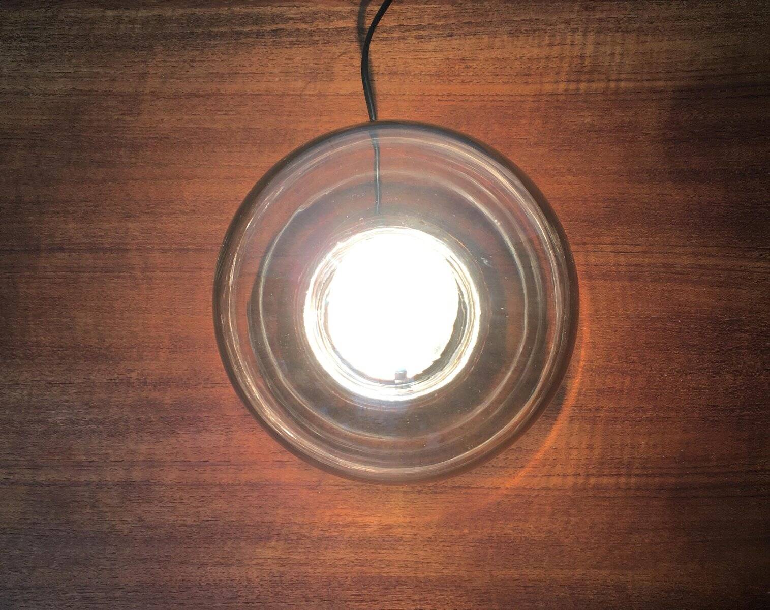 Vintage 1970s German space age table lamp by Limburg.