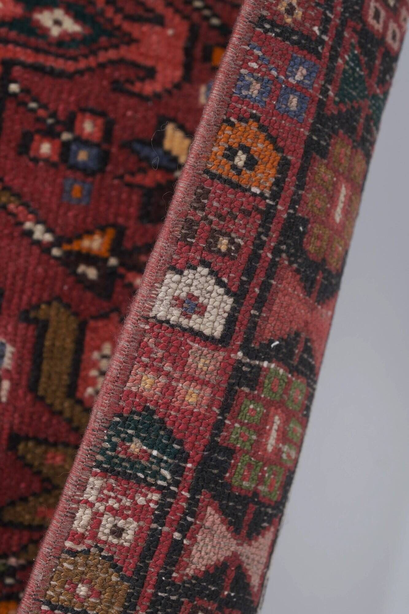 Tapis de couloir turc vintage