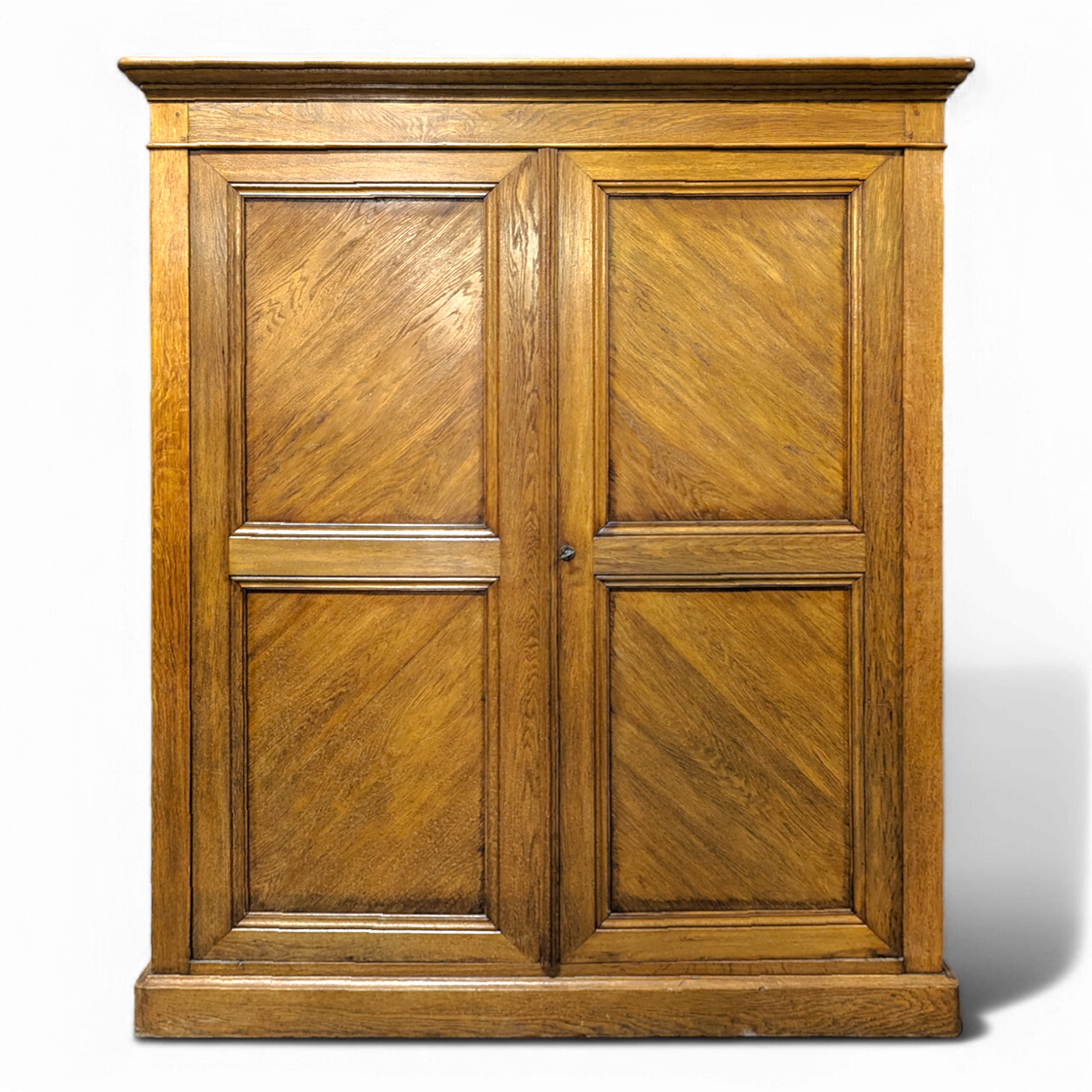 Oak trade furniture or notary cabinet