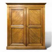 Oak trade furniture or notary cabinet