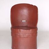 Antique Scandinavian Wooden Kubbestol Chair