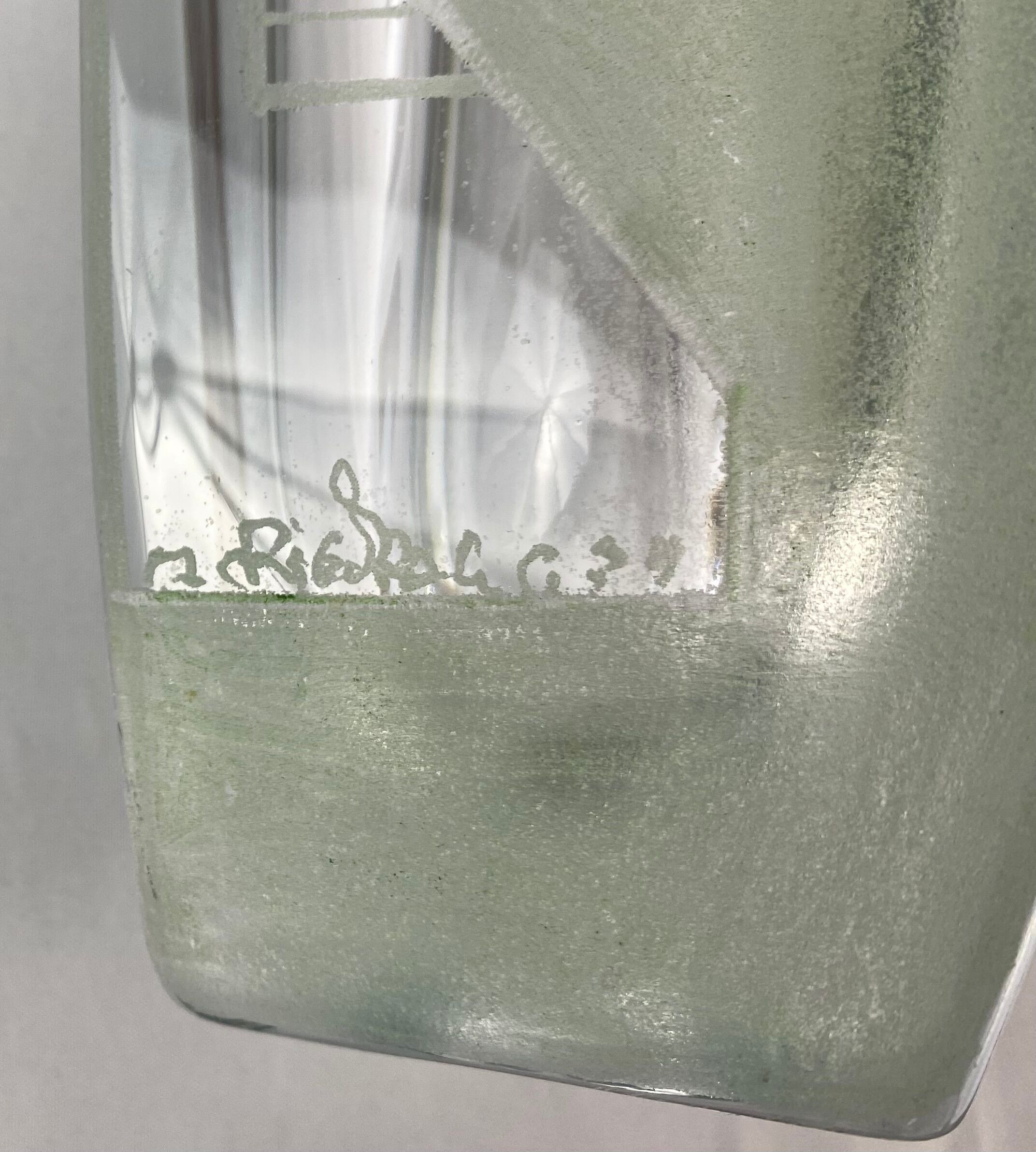 Splendide vase  signé de Adolphe Rieke