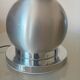 Vintage Maison Delmas lamp in brushed aluminum – Space Age design