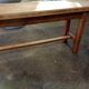 Ancien banc en chene rustique