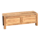 Antique solid oak chest bank