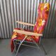Vintage sunbed lounger