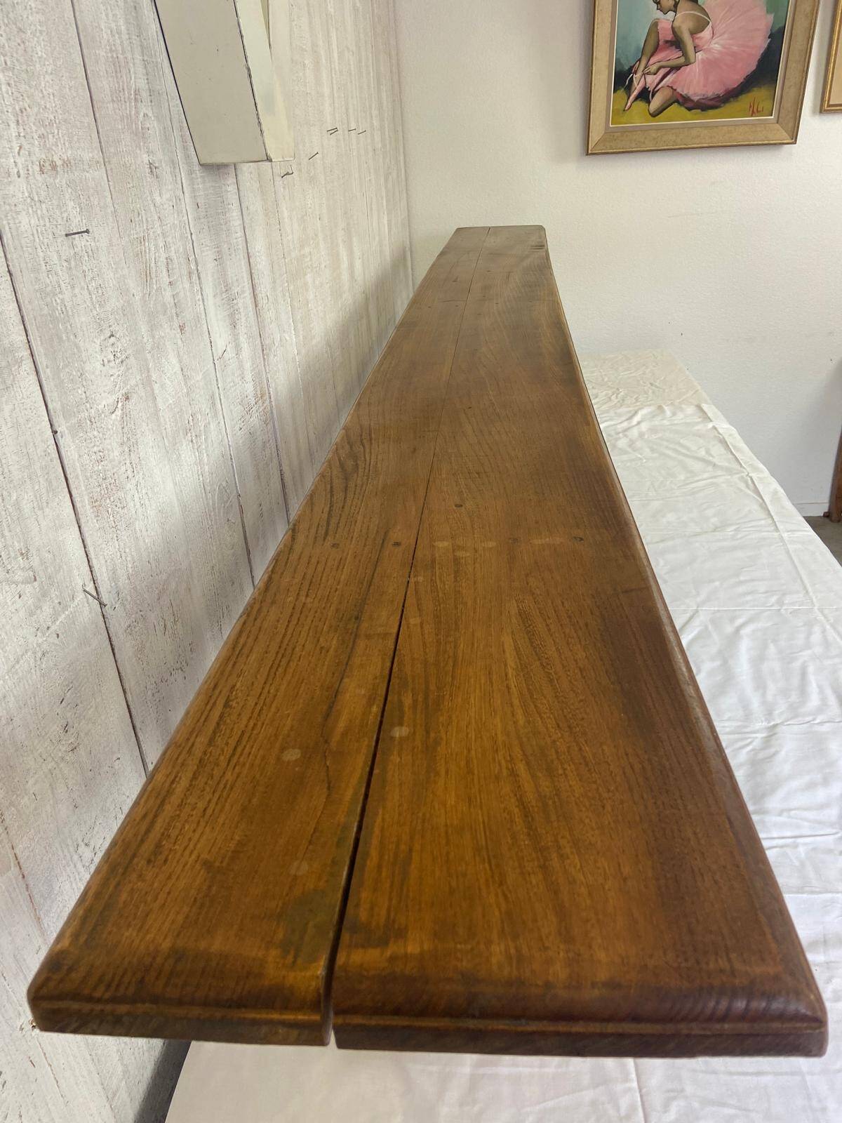 Paire de bancs de ferme 290cm