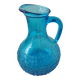 Blue glass jug