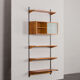 Scandinavian bookcase in teak by Kai Kristiansen for FM Mobler Denmark 1960s
