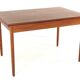 Rectangular Danish Extendable Dining Table 'Ahrus'  mid centuty modern teak