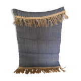 Hemp and wool woven carpet - 132x72cm