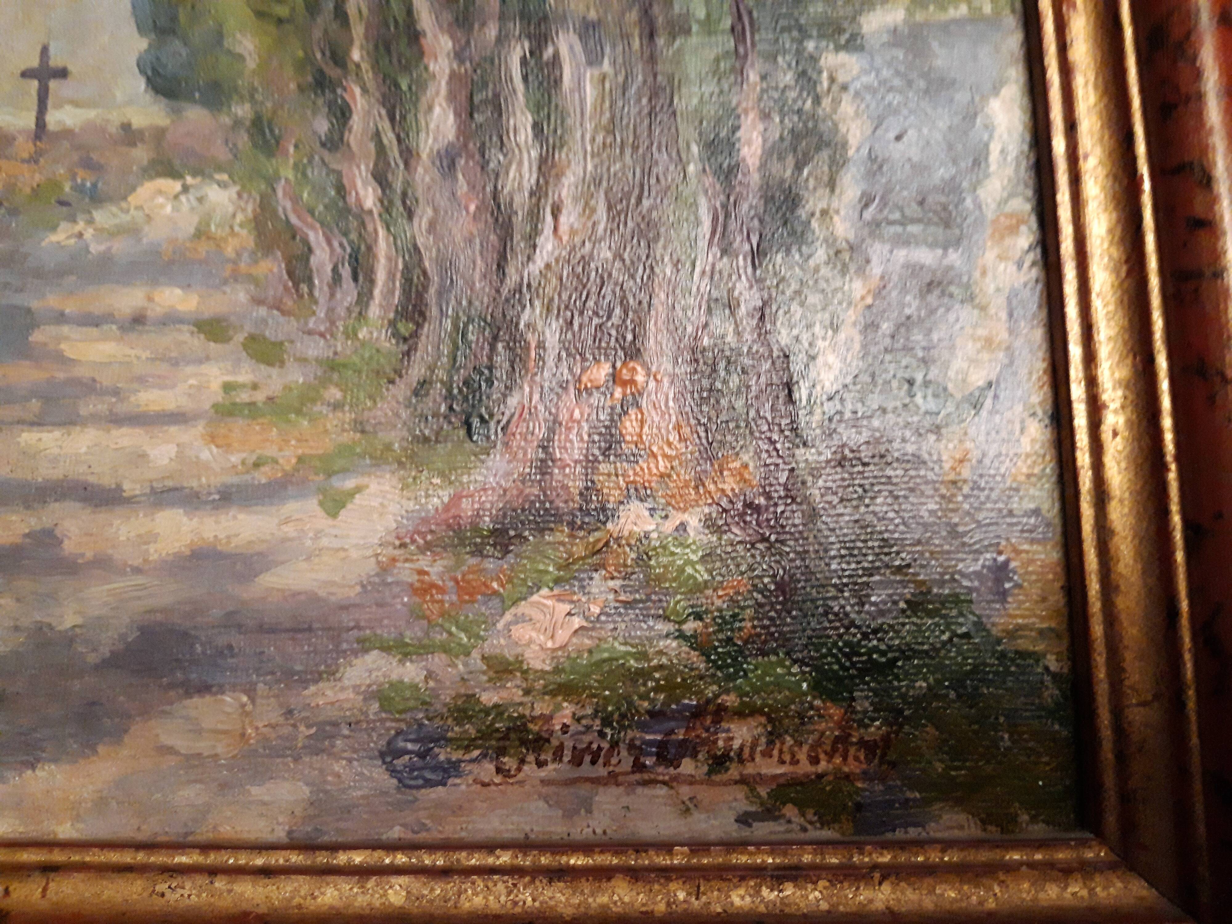 Oil on canvas by Olivier MARECHAL (French painter 1877-1954)