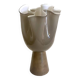 Contemporary Milky-Beige Murano Style Glass Table Lamp