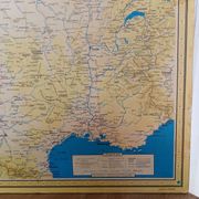 Carte les chemins de fer Français