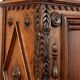 Ancient baroque chest in walnut and chestnut, Italy, 18th century