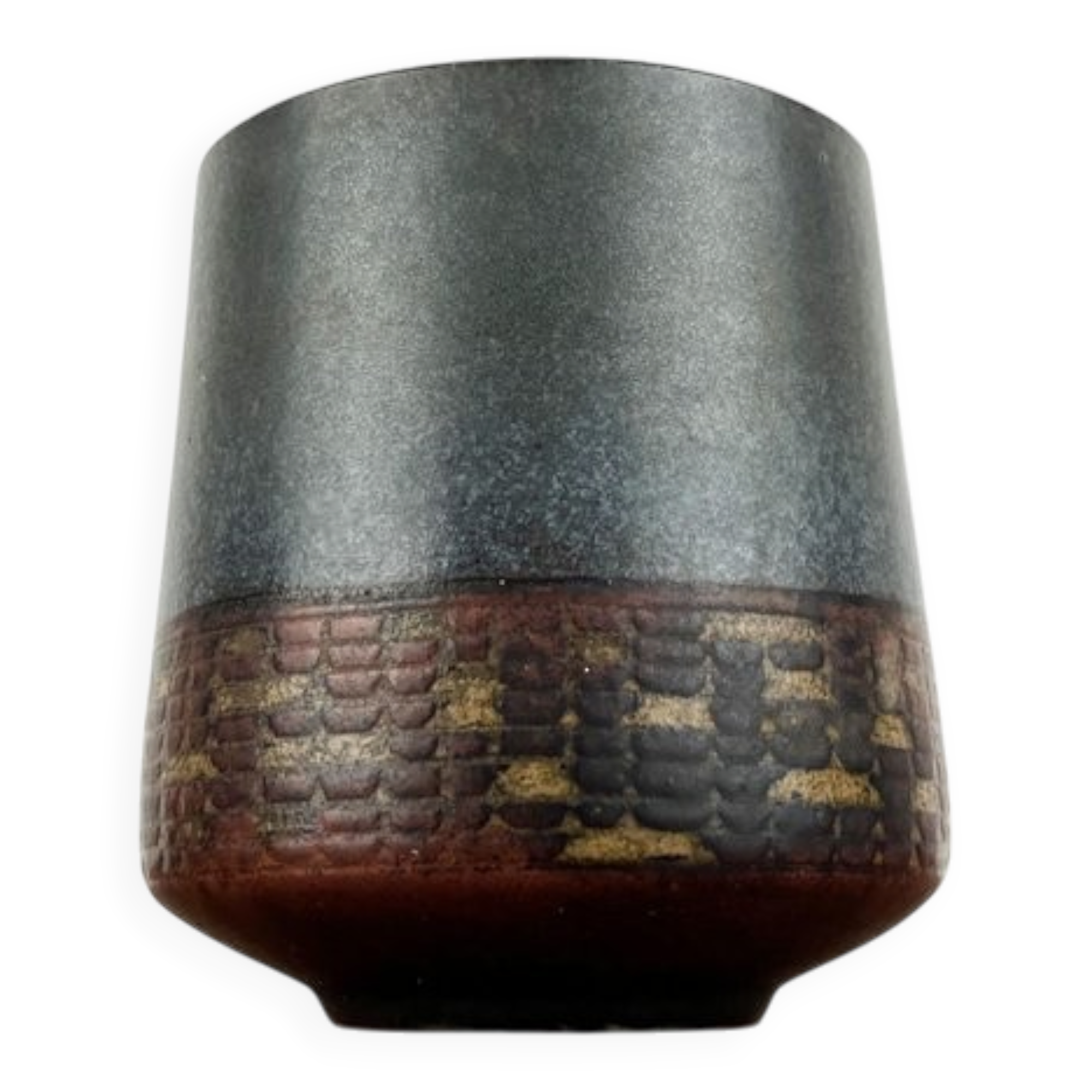 Ceramic vase from a German studio from the mid-century by Elisabeth Pluquet-Ulrich, 1960s.