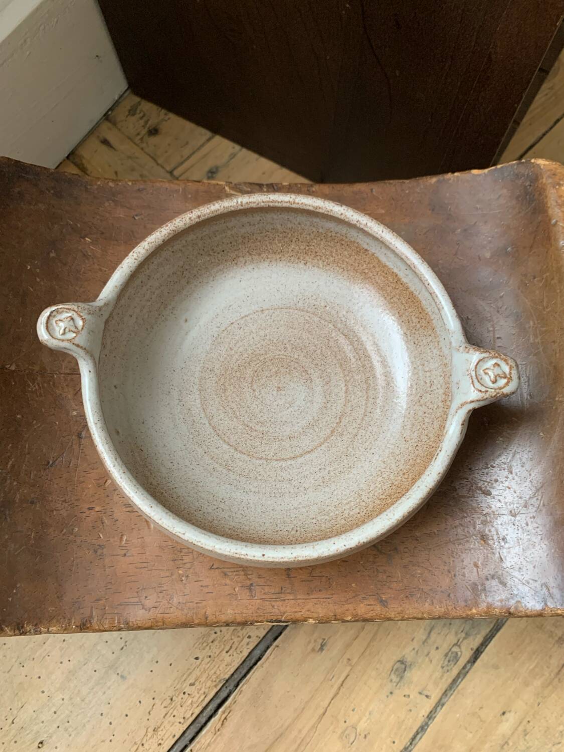 Voldemar Volkoff - Grey Ceramic Dish - Vallauris