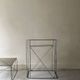 Large smoked glass and chrome metal desk, Sauze design 1970.