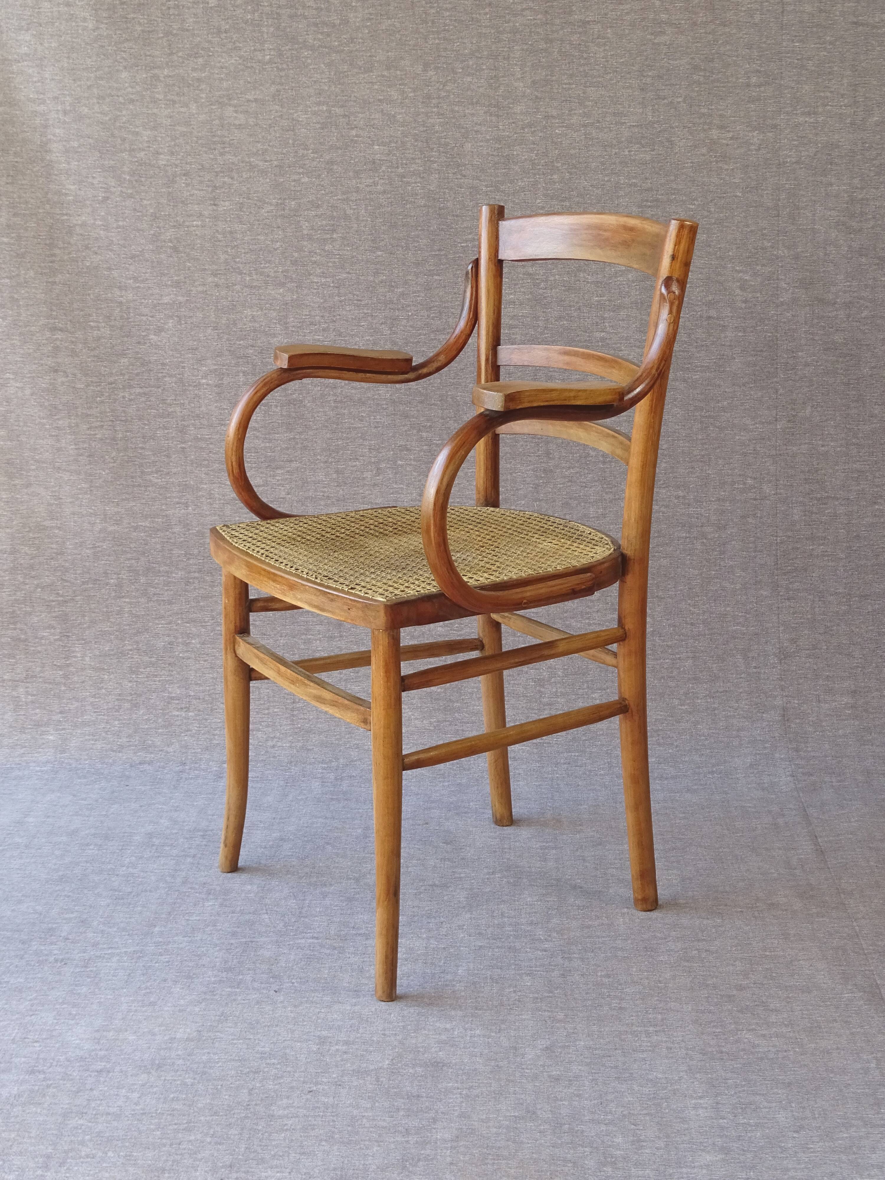 Fauteuil en bois-courbé, vers 1930