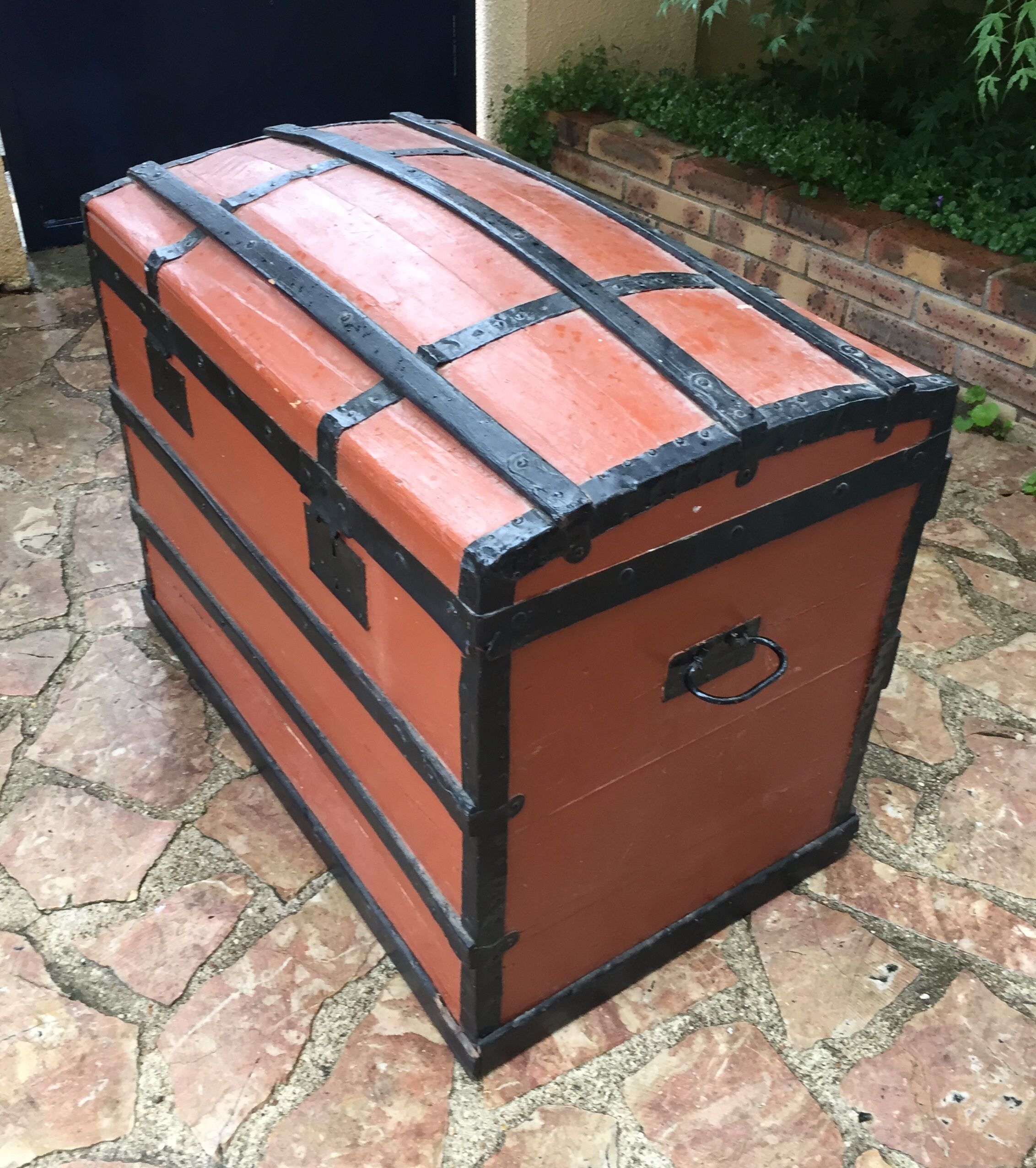 Ancient wooden trunk