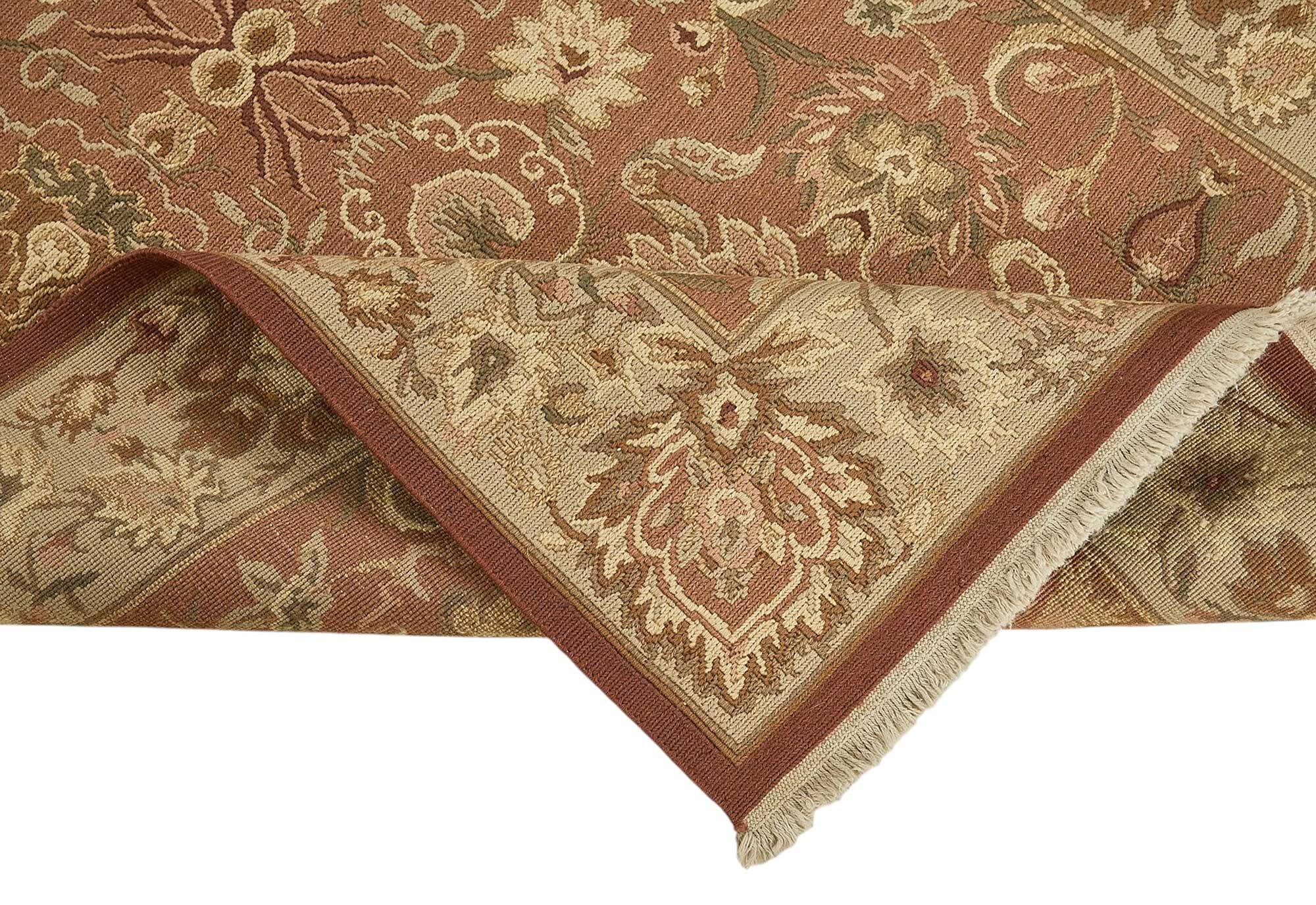 Turkish Handknotted Wool Oushak Rug 108 cm x 170 cm